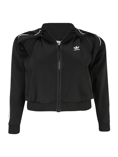 ADIDAS ORIGINALS Sweatjakke 'Always Original Sst '  sort / hvid