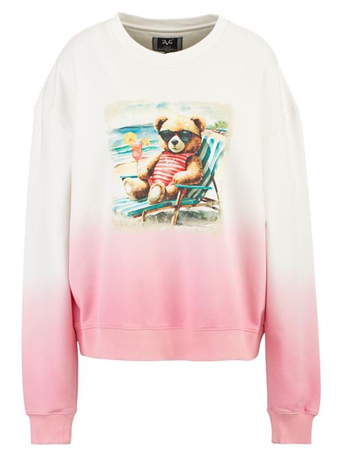 19V69 ITALIA Sweatshirt 'Sinja'  lyseblå / brun / pink / offwhite