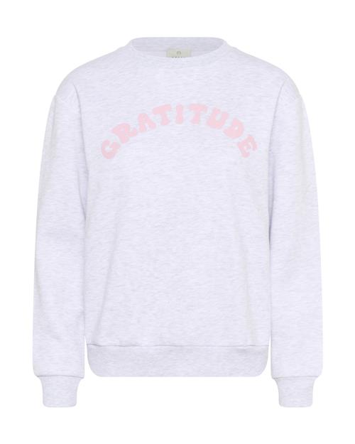 Kaffe Sweatshirt 'Anne'  grå-meleret / gammelrosa