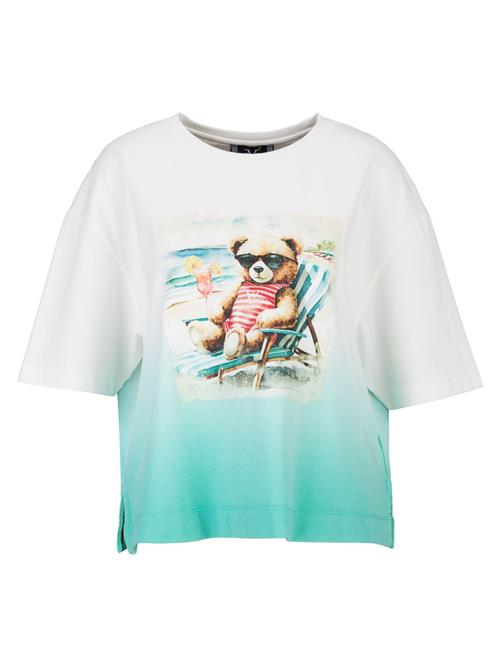 19V69 ITALIA Oversized bluse 'Petonia'  turkis / brun / rød / hvid