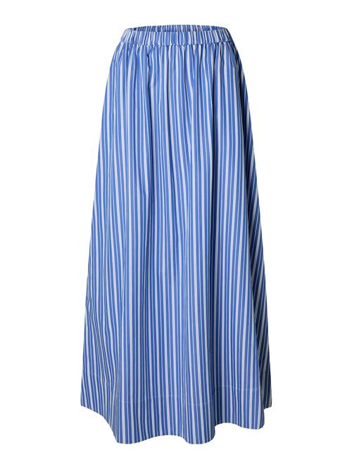 SELECTED FEMME Nederdel 'SLFFIA'  royalblå / hvid