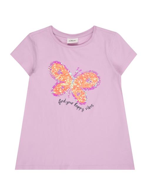 s.Oliver Bluser & t-shirts  lilla / orange / mørk pink / sort
