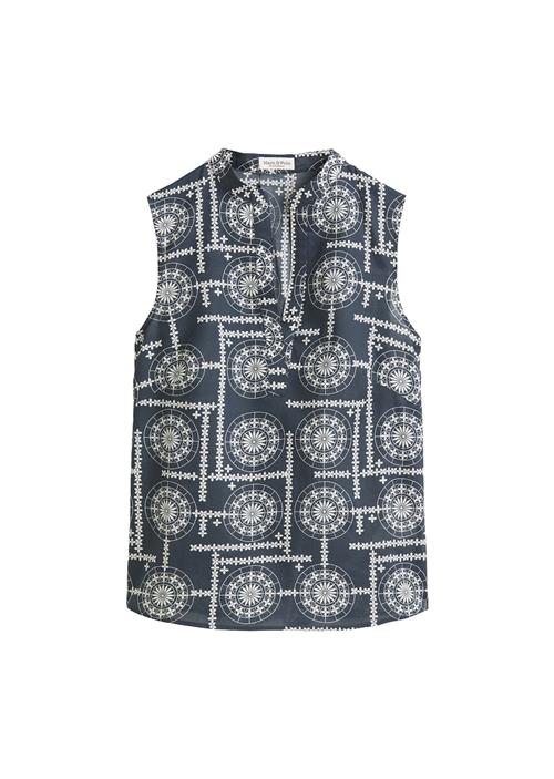 Marc O'Polo Bluse  marin / mint / hvid