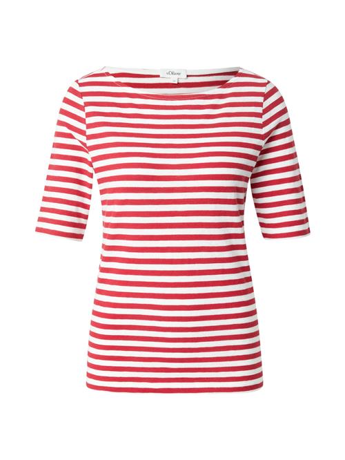 Se s.Oliver Shirts  rød / hvid ved About You