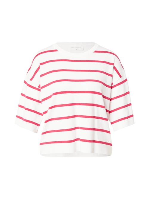 Se MSCH COPENHAGEN Pullover 'Geanine Rachelle'  pink / hvid ved About You
