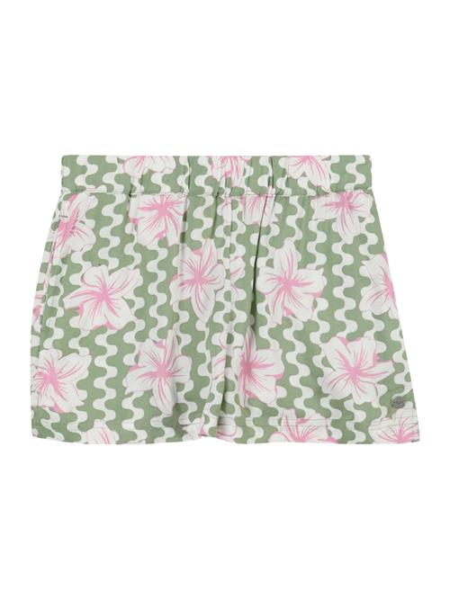 ROXY Sportsbukser 'BLUE OCEAN FLOO'  kiwi / gammelrosa / hvid