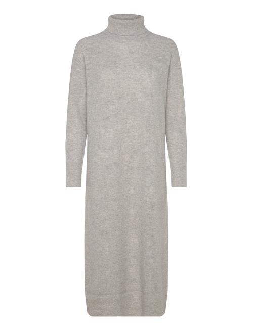 Wool Cash Roll-Nk Long Dress Tommy Hilfiger Grey