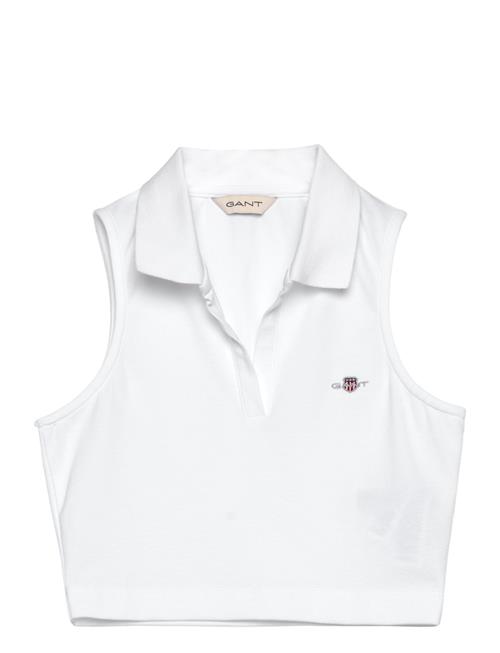 Slim Pique Top GANT White