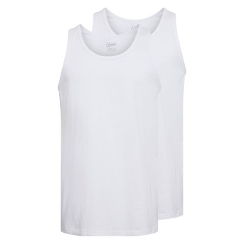 Claudio 2P Cotton Tanktop Hvid bomuld XX-Large Herre