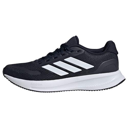 Se ADIDAS PERFORMANCE Løbesko 'Runfalcon 5'  navy / hvid ved About You