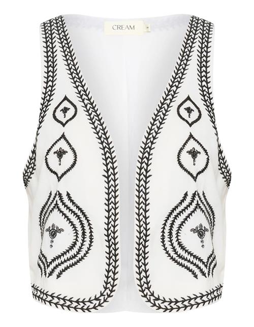 Cream Vest 'CRManju'  sort / hvid
