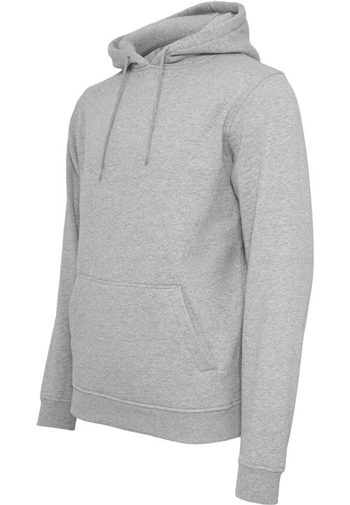 Heavy Hoodie - Heather Grå - Herre - 5XL - TeeShoppen
