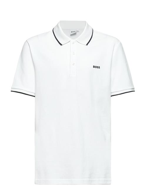 Short Sleeve Polo BOSS White