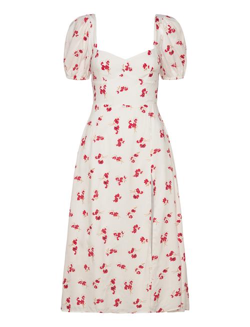 Gillian Midi Dress Bardot White