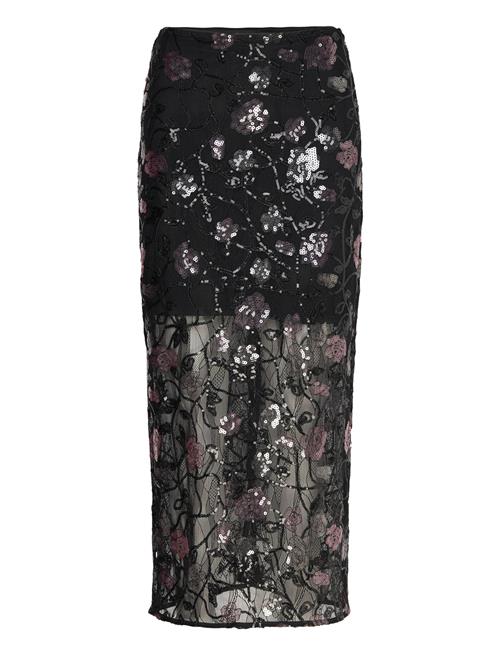 Lace Midi Skirt ROTATE Birger Christensen Black