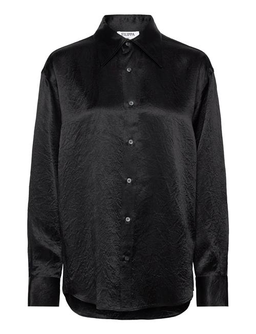 Crinkle Shirt Filippa K Black