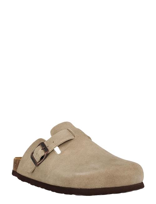 Corwin Leather Cork Clog Cruz Beige