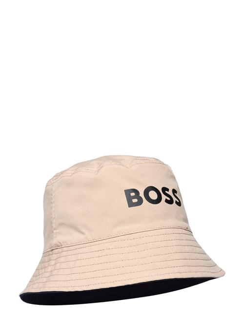 Reversible Bucket Hat BOSS Beige
