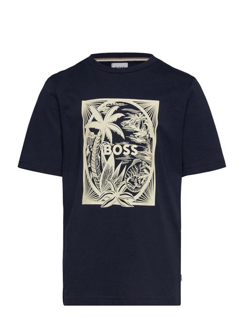 Short Sleeves Tee-Shirt BOSS Navy