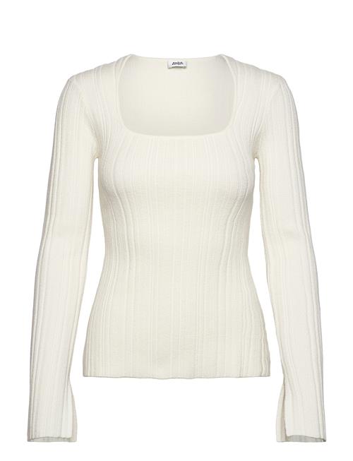 Corinne Knitted Top Twist & Tango White