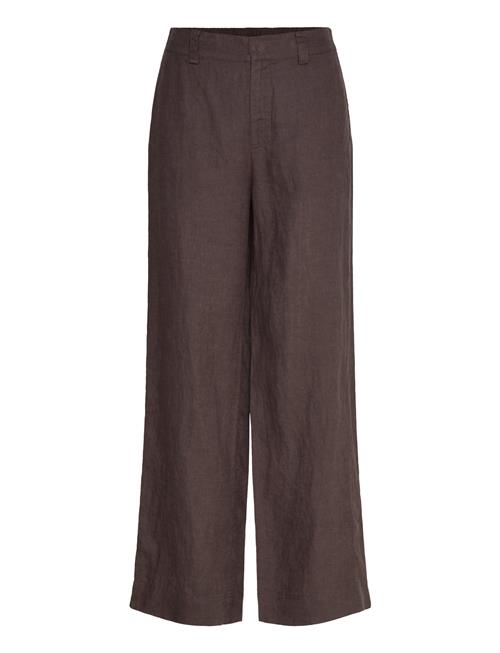Serena Linen Trousers Twist & Tango Brown
