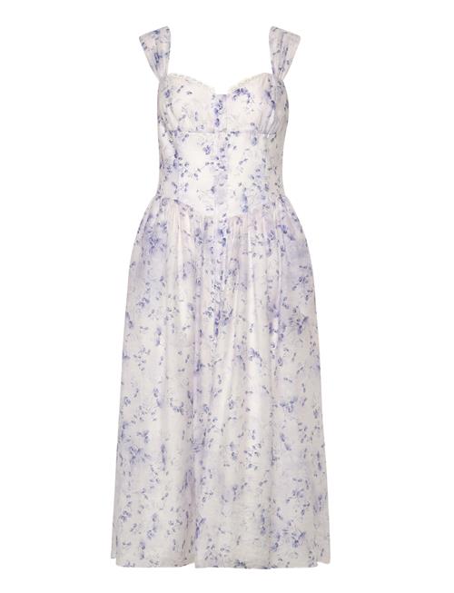 Malea Midi Dress Bardot White