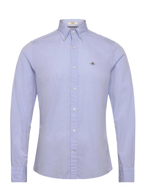 Slim Poplin Shirt GANT Blue