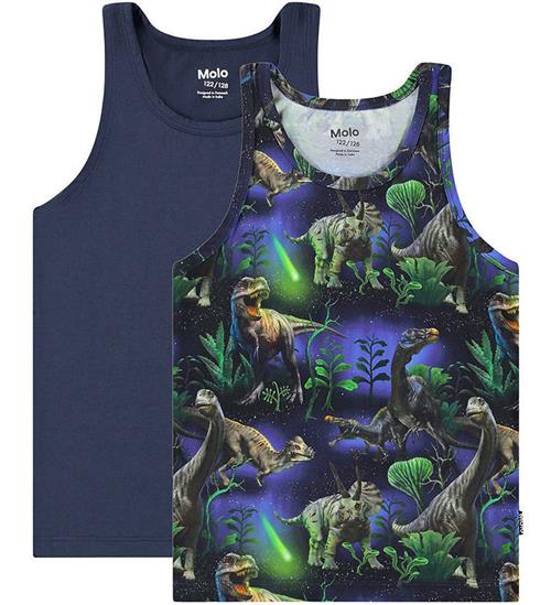 Molo Undertrøjer - Jayden - 2-pak - Dino Galaxy