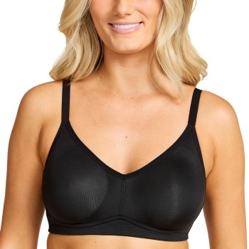 Damella Bh Carla Soft Bra Sort polyester F 100 Dame