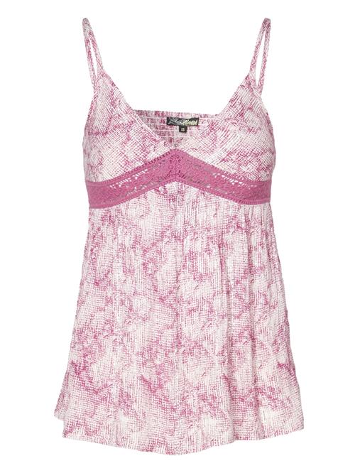 KOROSHI Bluse  fuchsia / hvid