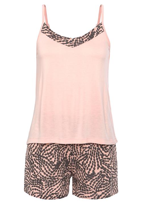 LASCANA Shorty  taupe / pink