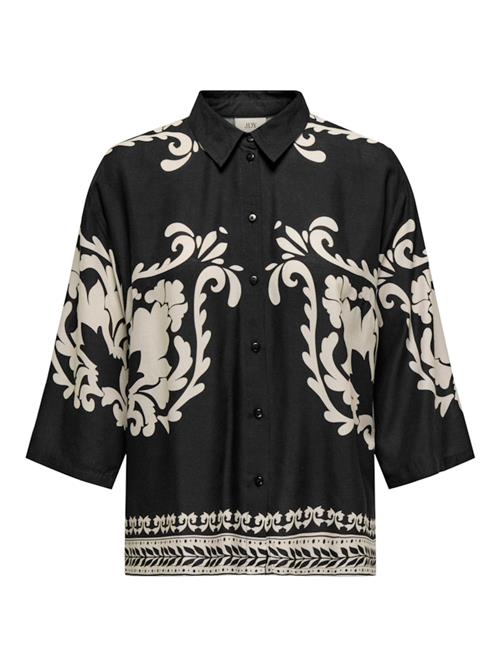 JDY Bluse 'JDYMAGGIE'  beige / sort