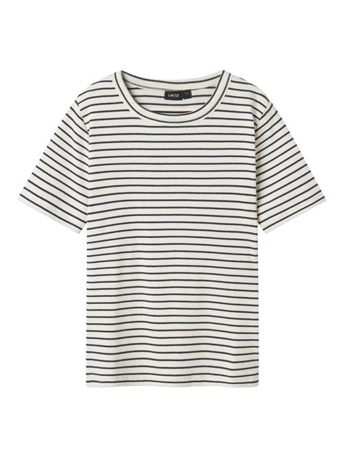 NAME IT Bluser & t-shirts  grå / hvid