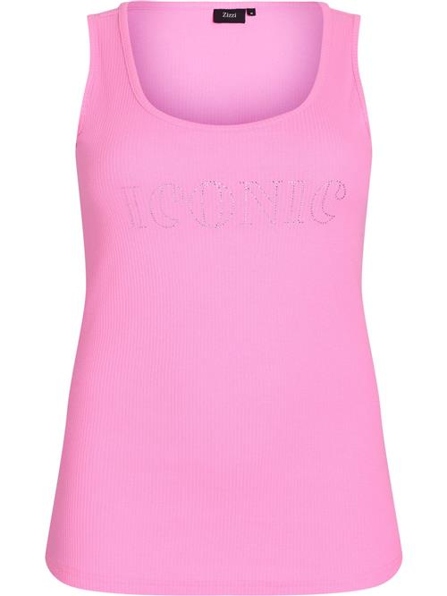 Zizzi Overdel 'Evinna'  lys pink / sølv