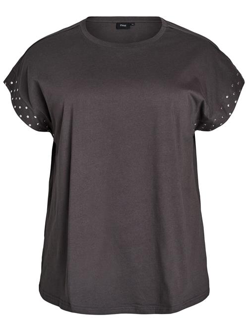 Zizzi Shirts 'Ebvina'  mørkegrå