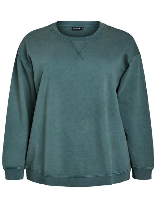 Active by Zizzi Sweatshirt 'Apenny'  smaragd