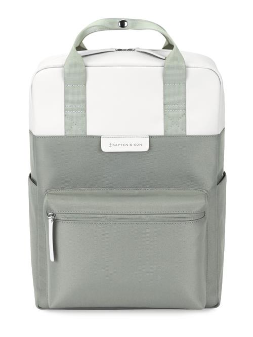 Kapten & Son Rygsæk 'Bergen Pro'  lysegrøn / offwhite