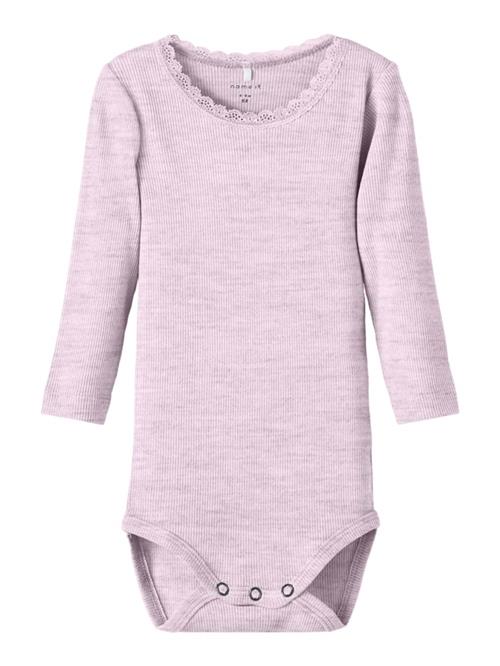 NAME IT Sparkedragt/Body 'NBFKAB'  pink-meleret