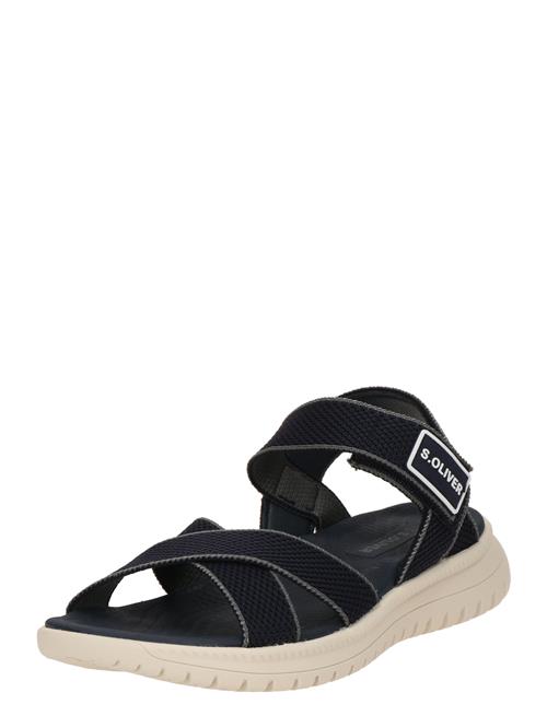 s.Oliver Sandaler  natblå / hvid