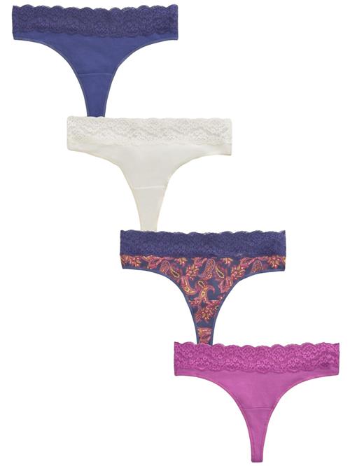 Se Next String  navy / neonlilla / burgunder / hvid ved About You