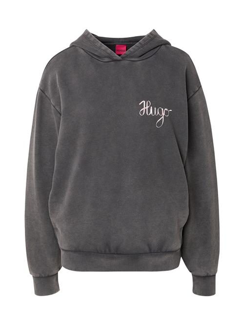 HUGO Sweatshirt 'Deboxina'  sort / uldhvid