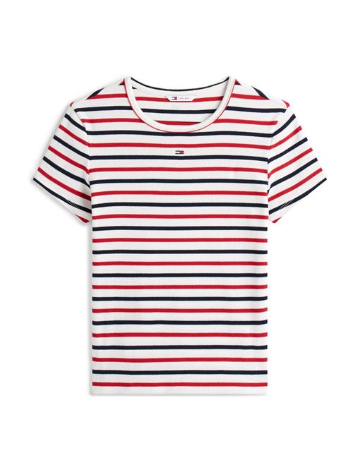 Tommy Jeans Shirts 'ESSENTIAL'  rød / sort / hvid
