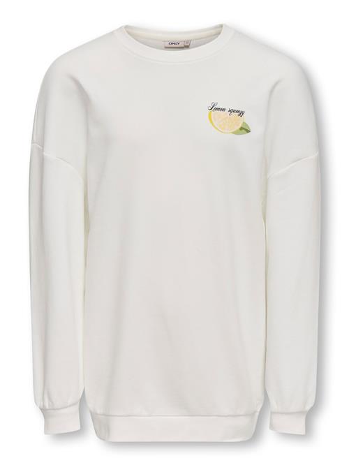 ONLY GIRLS Sweatshirt ' KOGPHOEBE'  hvid