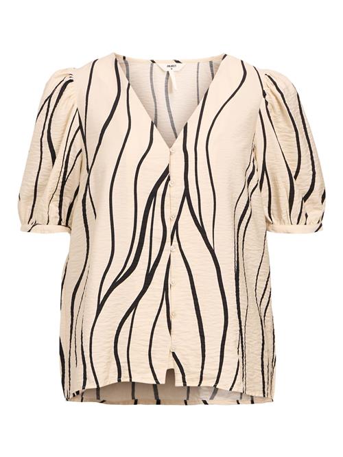 OBJECT Bluse 'OBJJacira'  taupe / sort