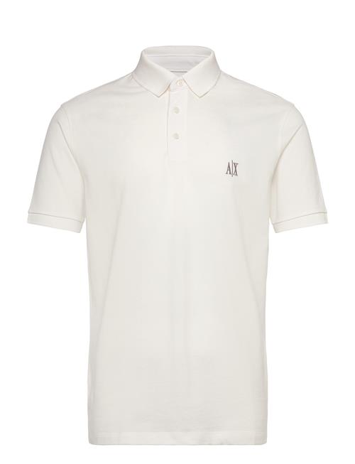Se Polo Shirt Armani Exchange White ved Booztlet