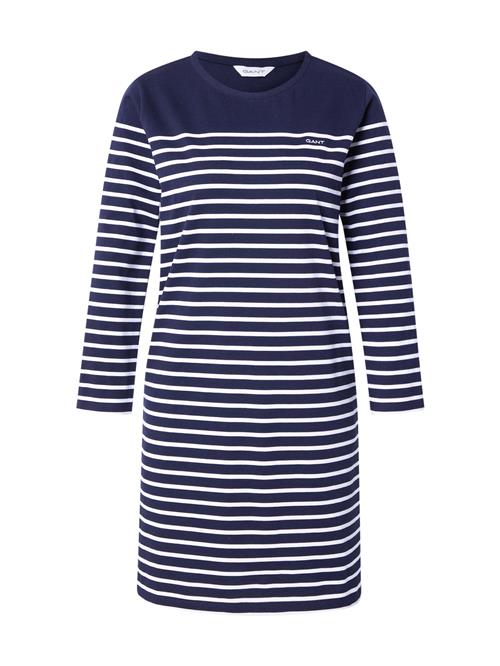 GANT Kjole 'Breton'  mørkeblå / hvid