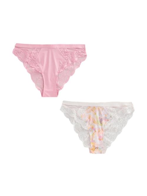 Next Slip  pink / offwhite