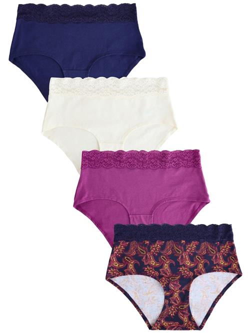 Se Next Slip  navy / lilla / burgunder / offwhite ved About You