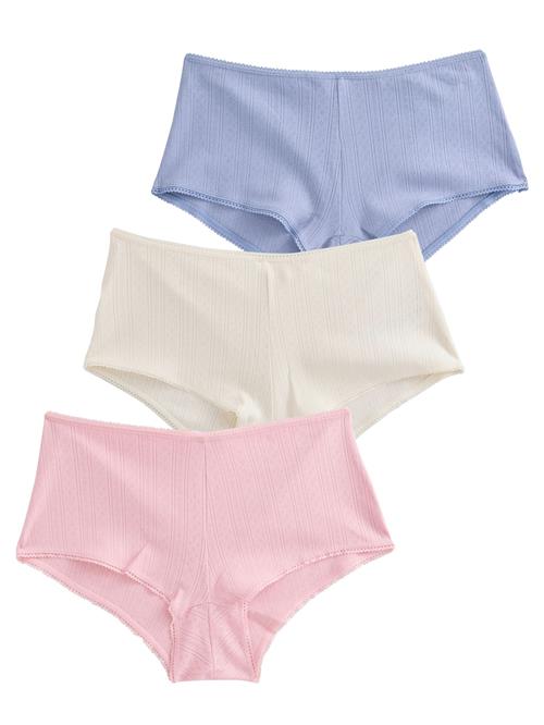 Next Panty  sand / royalblå / lyserød