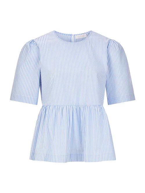 Rich & Royal Bluse  blå / hvid